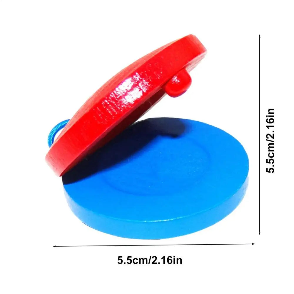 Wooden Musical Instrument Castanets Small Other Educational Toys Children Kids Rhythm