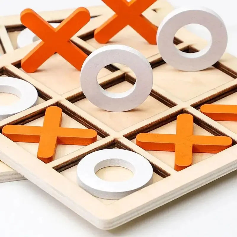 Montessori Wooden Mini Tic Tac Toe