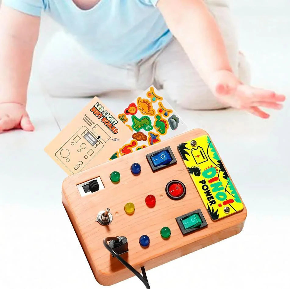 Montessori LED Light Busy Board Simulation Switch Power Board