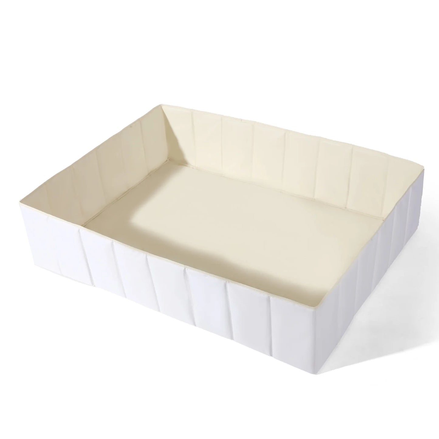 1pc Pink/White Foldable Rectangular Dry Pool Ball Pit Ocean Ball Playpen Ball Pool Playground Toys For Kids Birthday Gifts