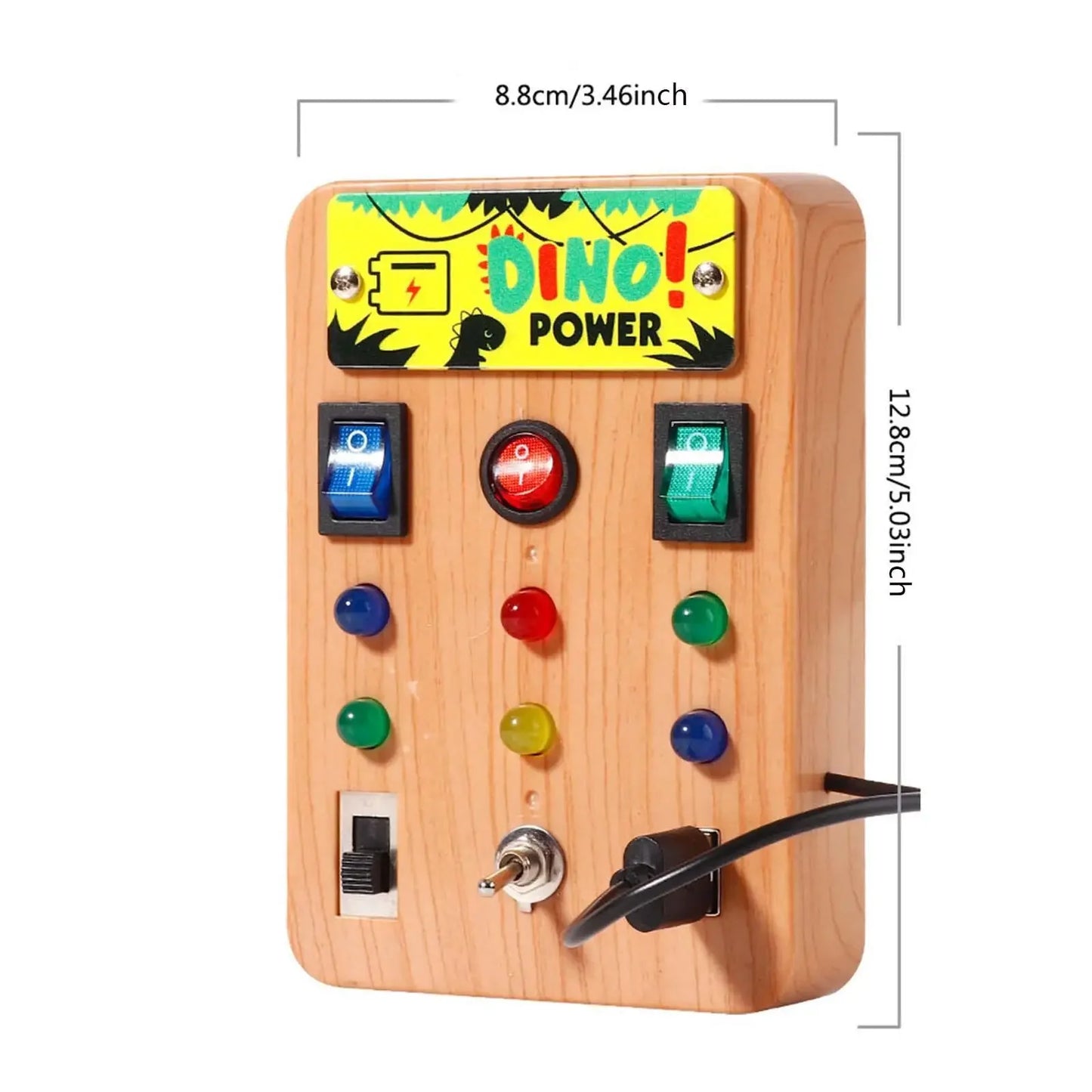 Montessori LED Light Busy Board Simulation Switch Power Board