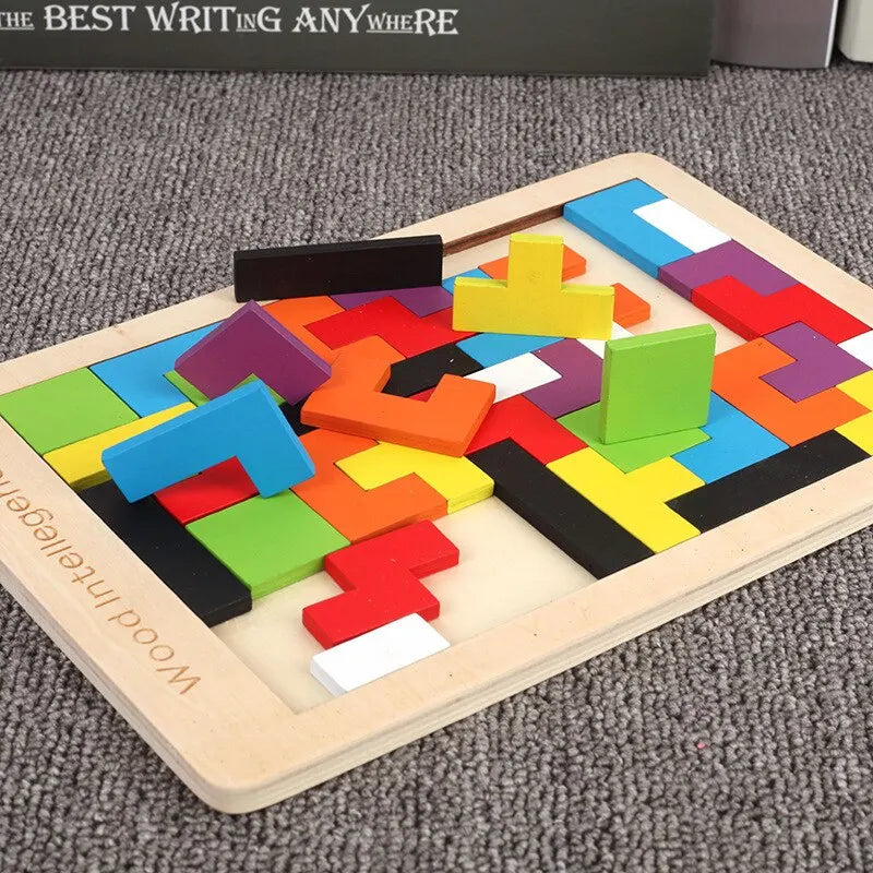 WoodIntellegence Baby Wooden Puzzle