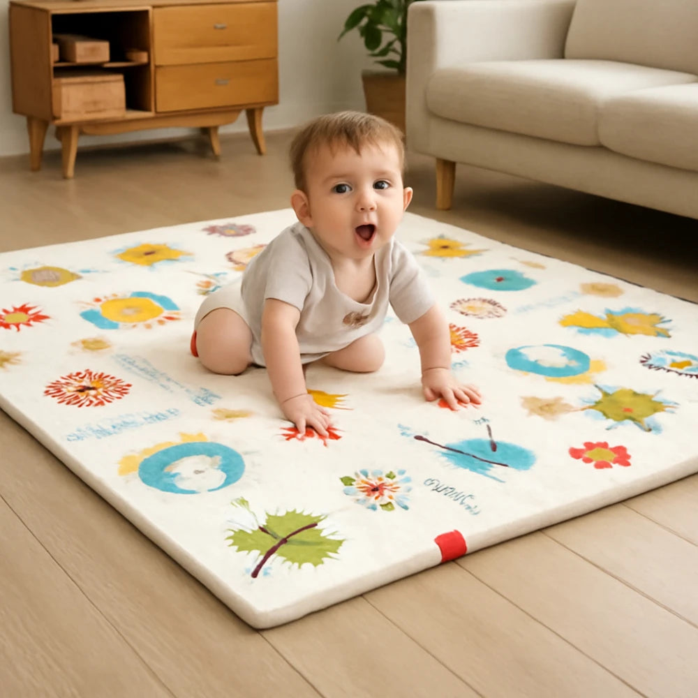 Baby Folding Home Crawling Mat Slip Play Mat Children's Educational Activity Carpet Baby New Things To Protect The Floor