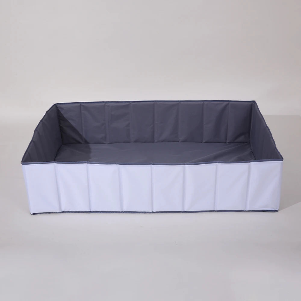 1pc Pink/White Foldable Rectangular Dry Pool Ball Pit Ocean Ball Playpen Ball Pool Playground Toys For Kids Birthday Gifts