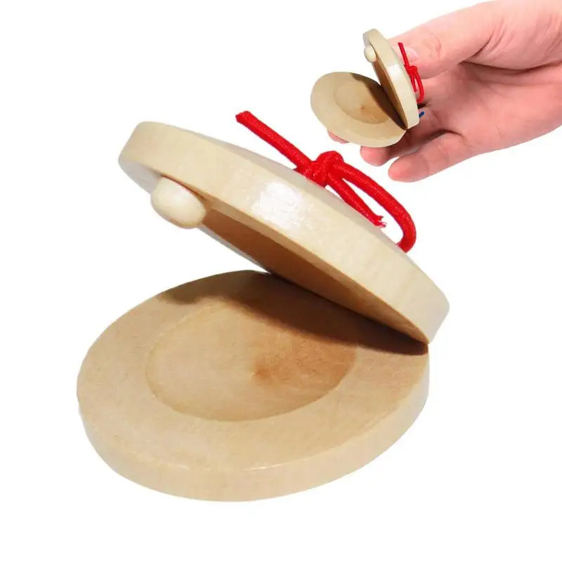 Wooden Musical Instrument Castanets Small Other Educational Toys Children Kids Rhythm