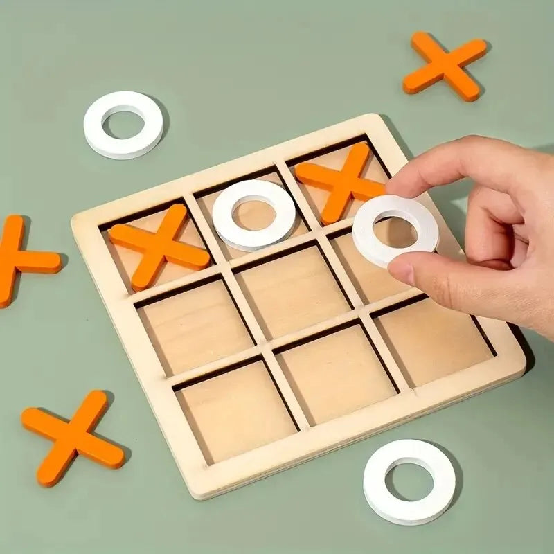 Montessori Wooden Mini Tic Tac Toe