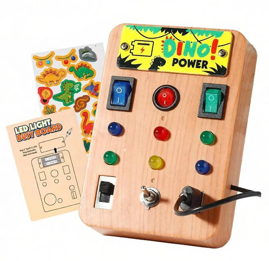 Montessori LED Light Busy Board Simulation Switch Power Board