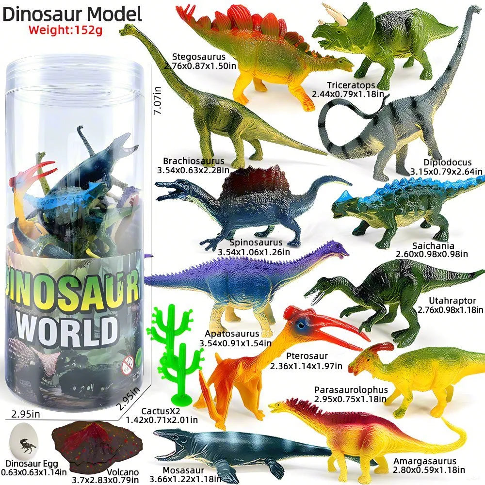 12PCS Simulation Poultry Farm Animal Model Toy Mini Duck Horse Chicken cow Figures Dolls Action Figurines Toys For Children Gift