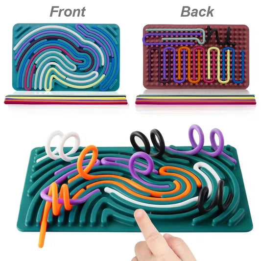 Montessori Sensory Activity Board for Motor Skills