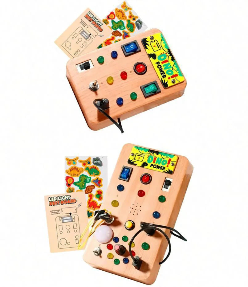 Montessori LED Light Busy Board Simulation Switch Power Board