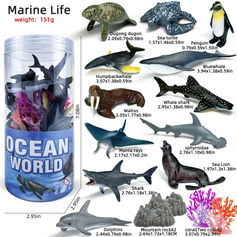 12PCS Simulation Poultry Farm Animal Model Toy Mini Duck Horse Chicken cow Figures Dolls Action Figurines Toys For Children Gift